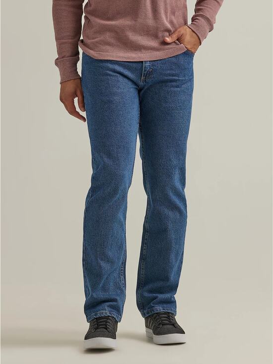 Wrangler Other - Wrangler Authentics Mens Regular Fit Flex Jean Dark Wash Denim Size 31x30